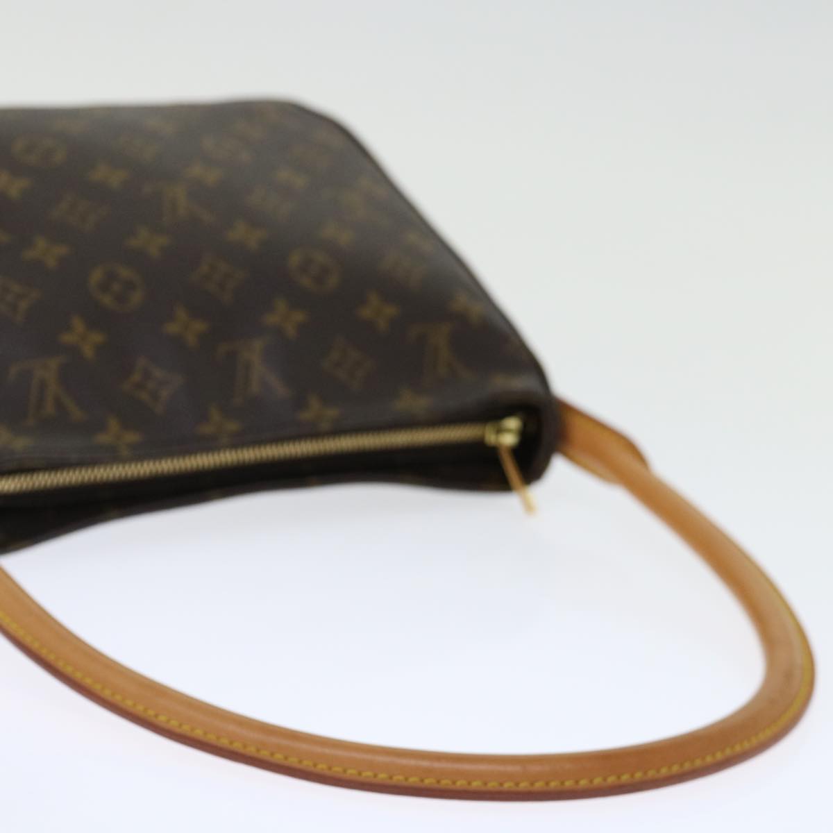 LOUIS VUITTON Monogram Looping MM Shoulder Bag M51146 LV 71605A