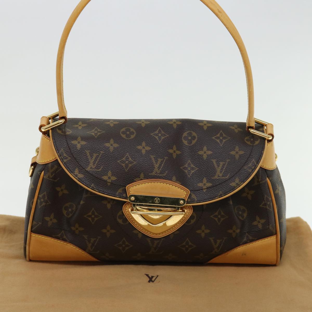 LOUIS VUITTON Monogram Beverly MM Shoulder Bag M40121 LV 71606