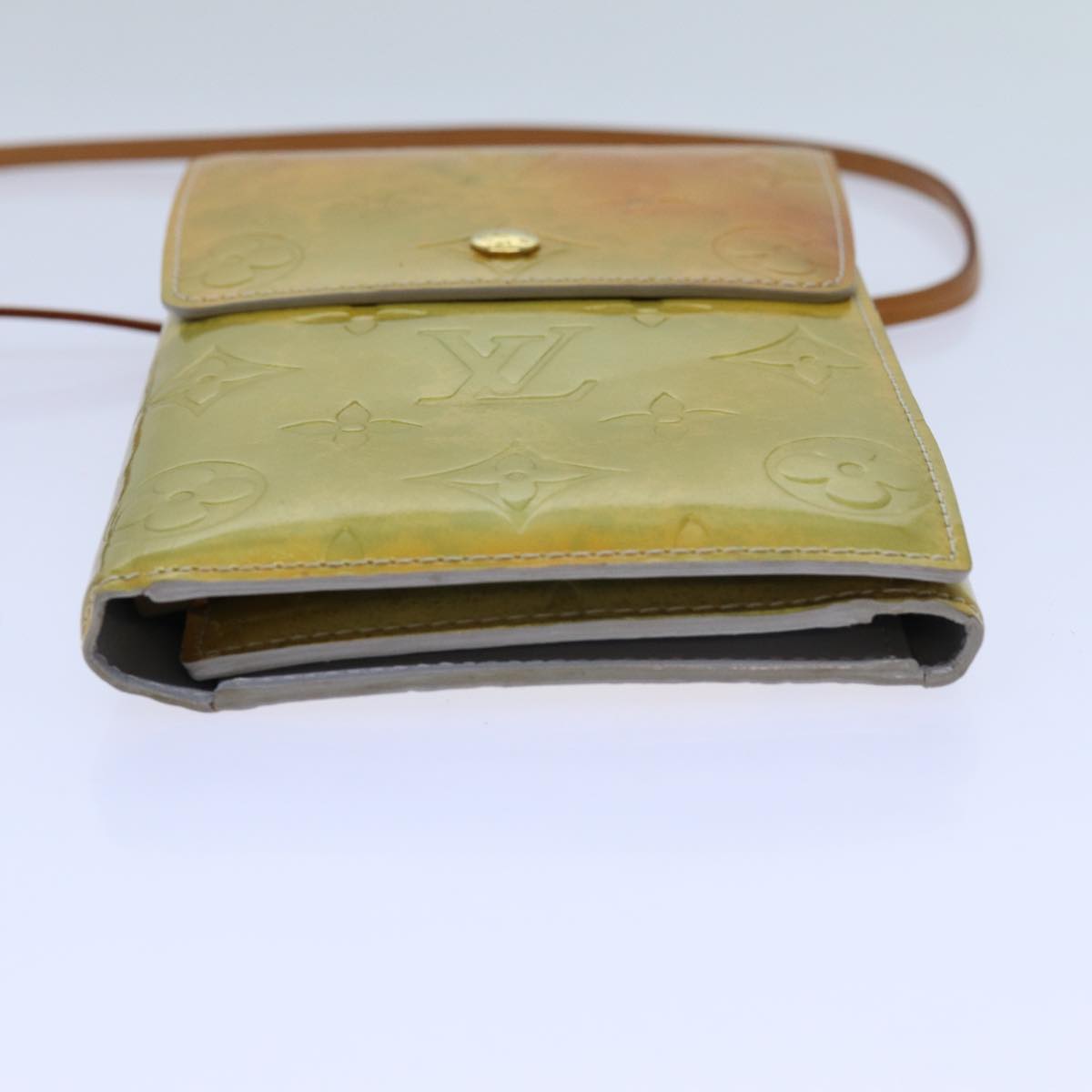LOUIS VUITTON Monogram Vernis Kenmare Shoulder Bag Gris M91060 LV 71607