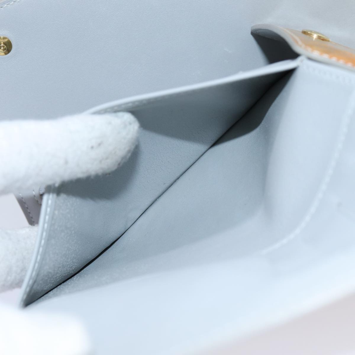 LOUIS VUITTON Monogram Vernis Kenmare Shoulder Bag Gris M91060 LV 71607