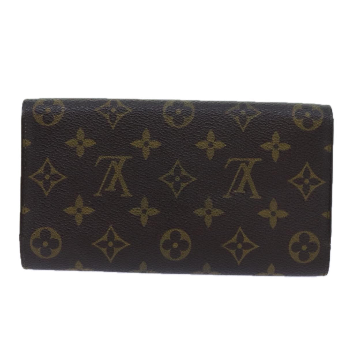 LOUIS VUITTON Monogram Portefeuille International Wallet M61217 LV 71608