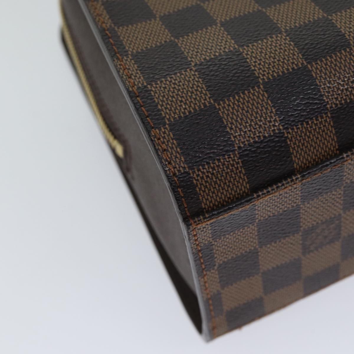 LOUIS VUITTON Damier Ebene Triana Hand Bag N51155 LV 71616