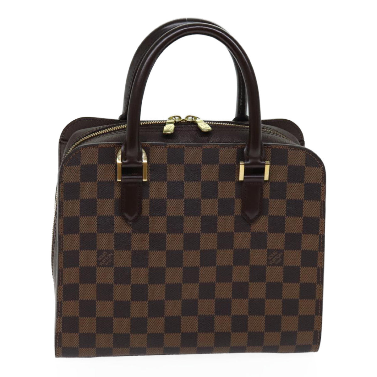 LOUIS VUITTON Damier Ebene Triana Hand Bag N51155 LV 71616