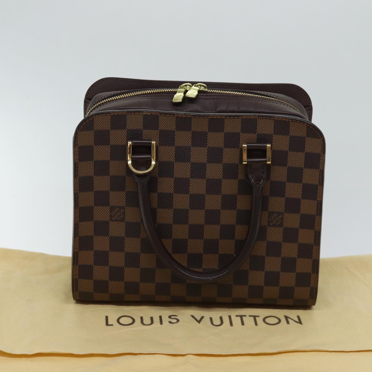 LOUIS VUITTON Damier Ebene Triana Hand Bag N51155 LV 71616