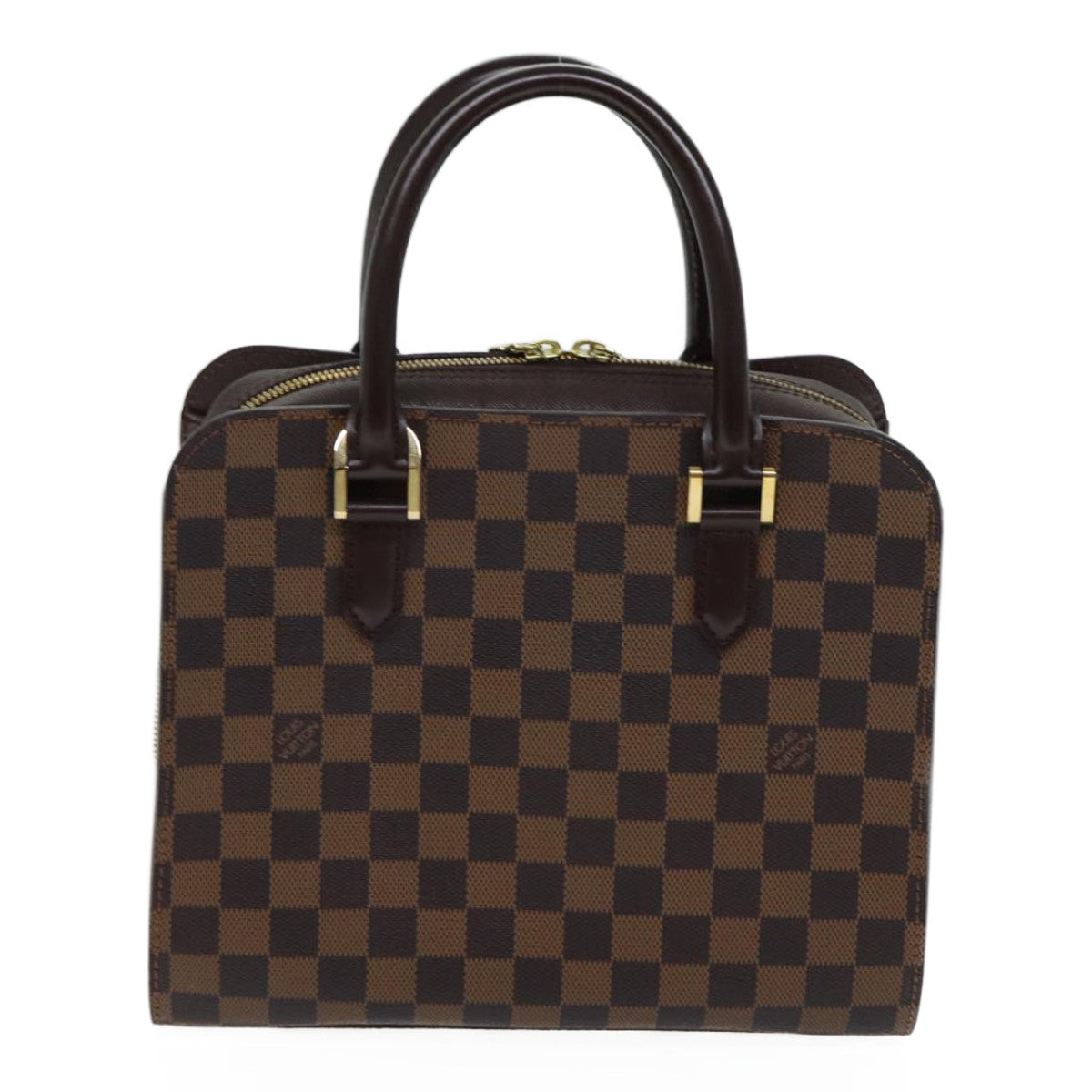 LOUIS VUITTON Damier Ebene Triana Hand Bag N51155 LV 71616