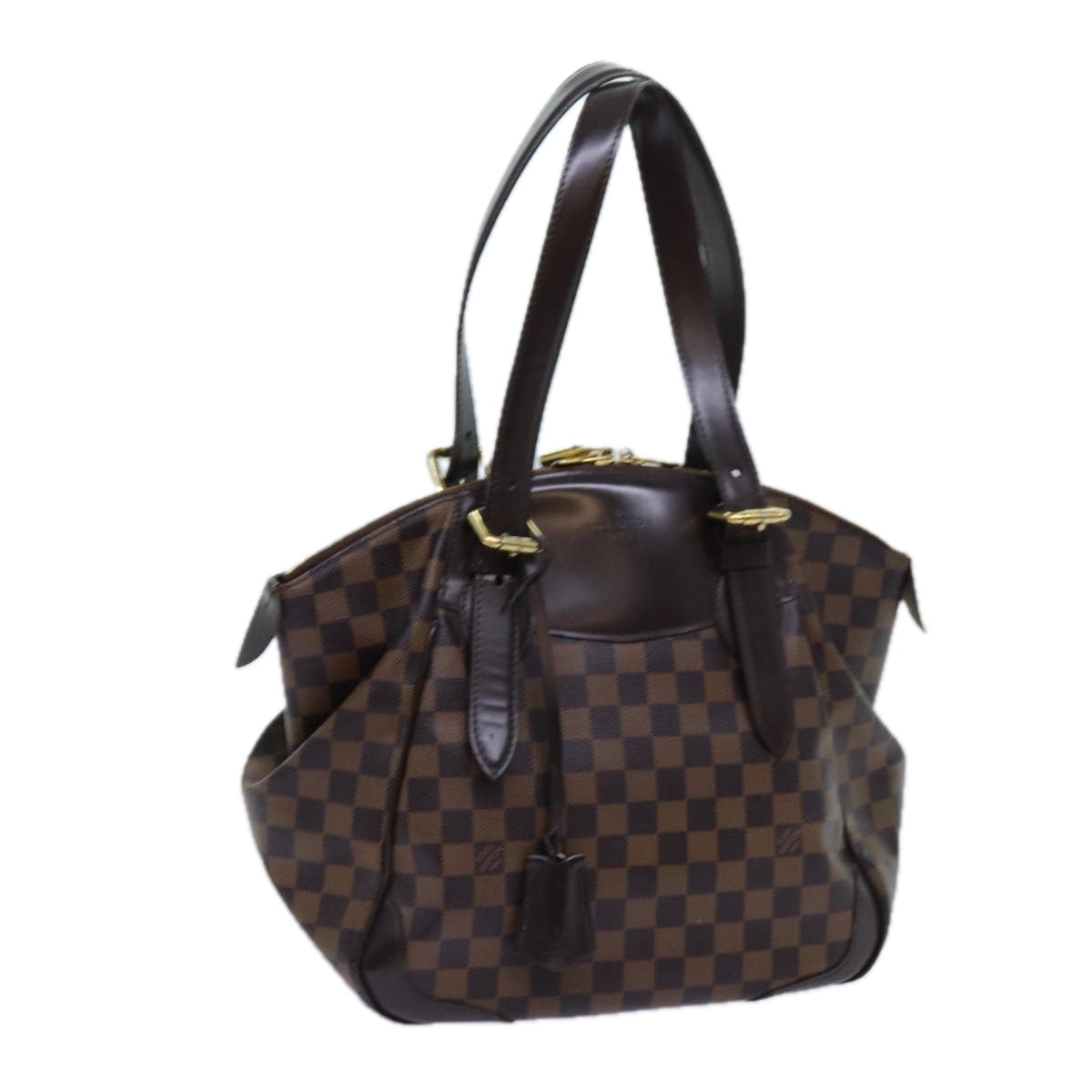 LOUIS VUITTON Damier Ebene Verona MM Shoulder Bag N41118 LV 71645