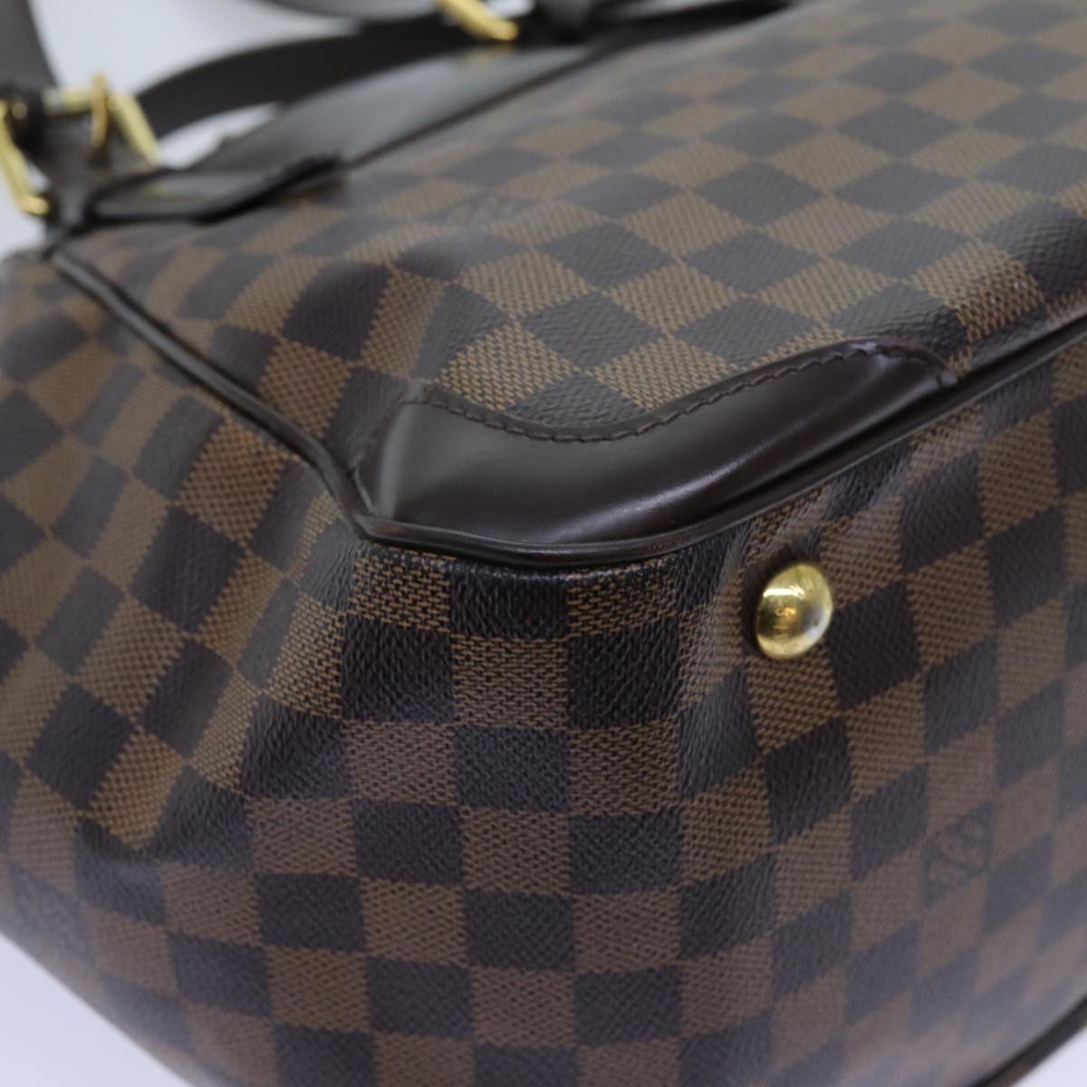 LOUIS VUITTON Damier Ebene Verona MM Shoulder Bag N41118 LV 71645