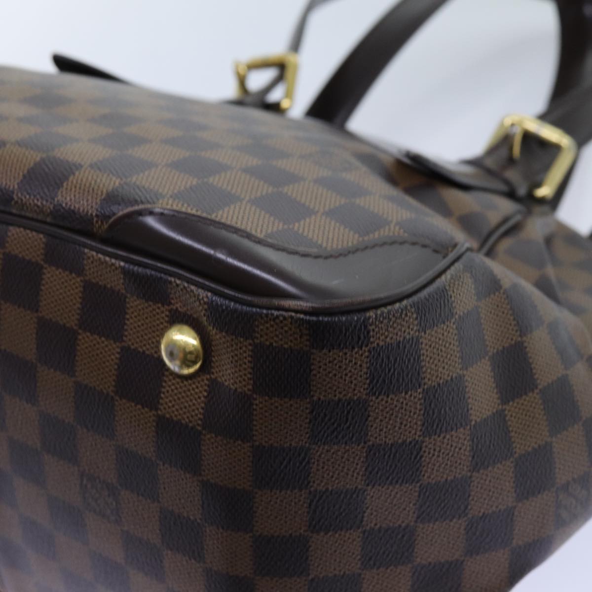 LOUIS VUITTON Damier Ebene Verona MM Shoulder Bag N41118 LV 71645