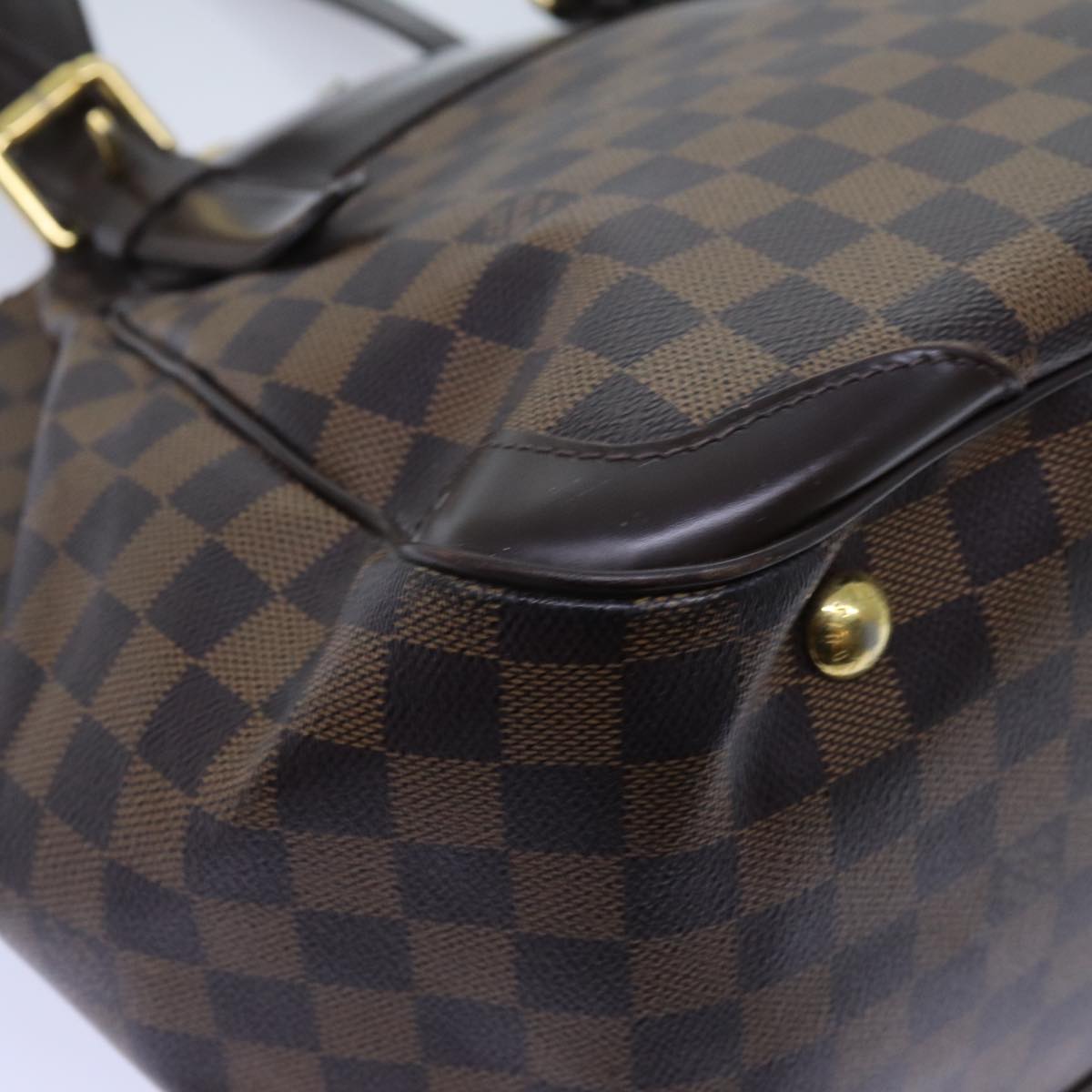 LOUIS VUITTON Damier Ebene Verona MM Shoulder Bag N41118 LV 71645