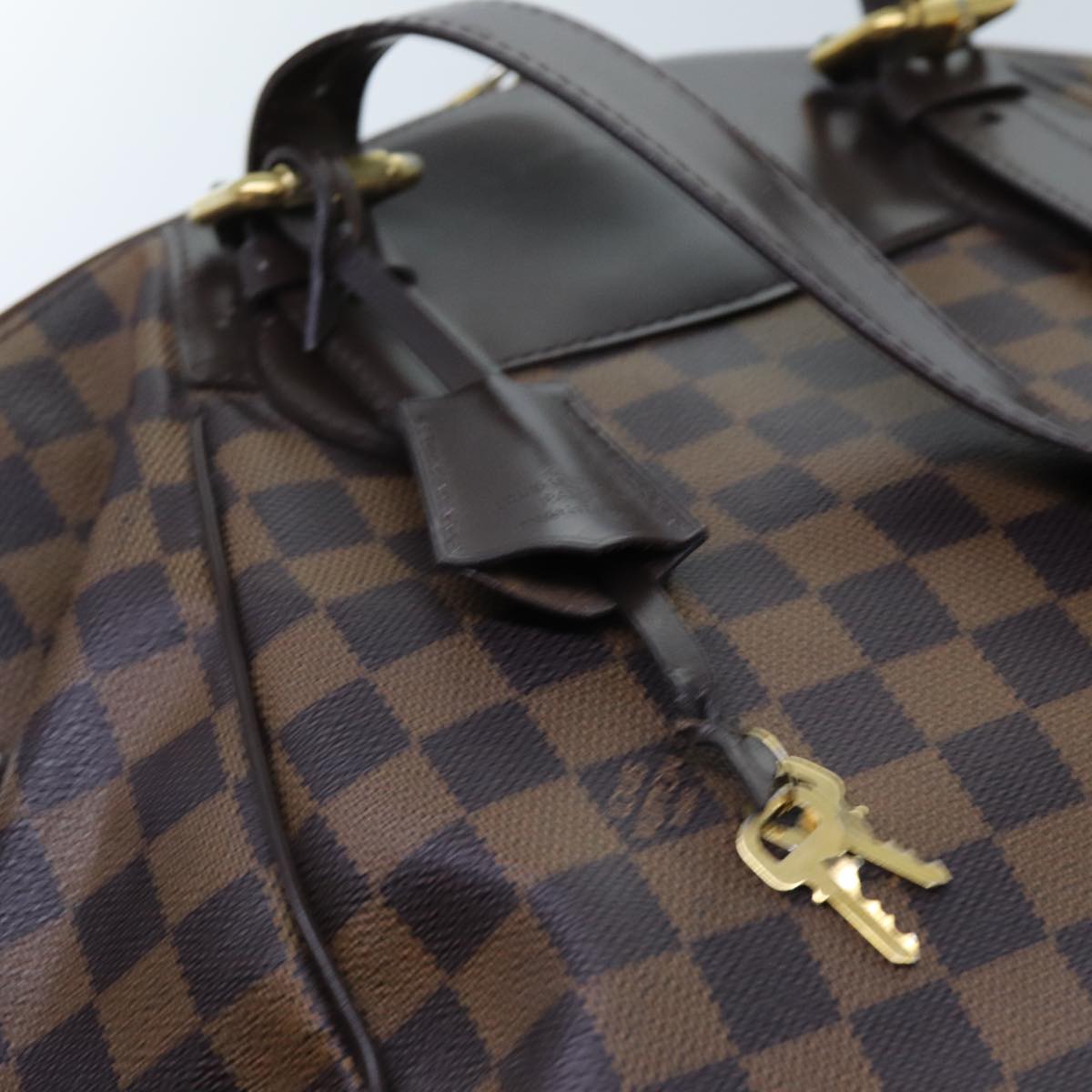 LOUIS VUITTON Damier Ebene Verona MM Shoulder Bag N41118 LV 71645
