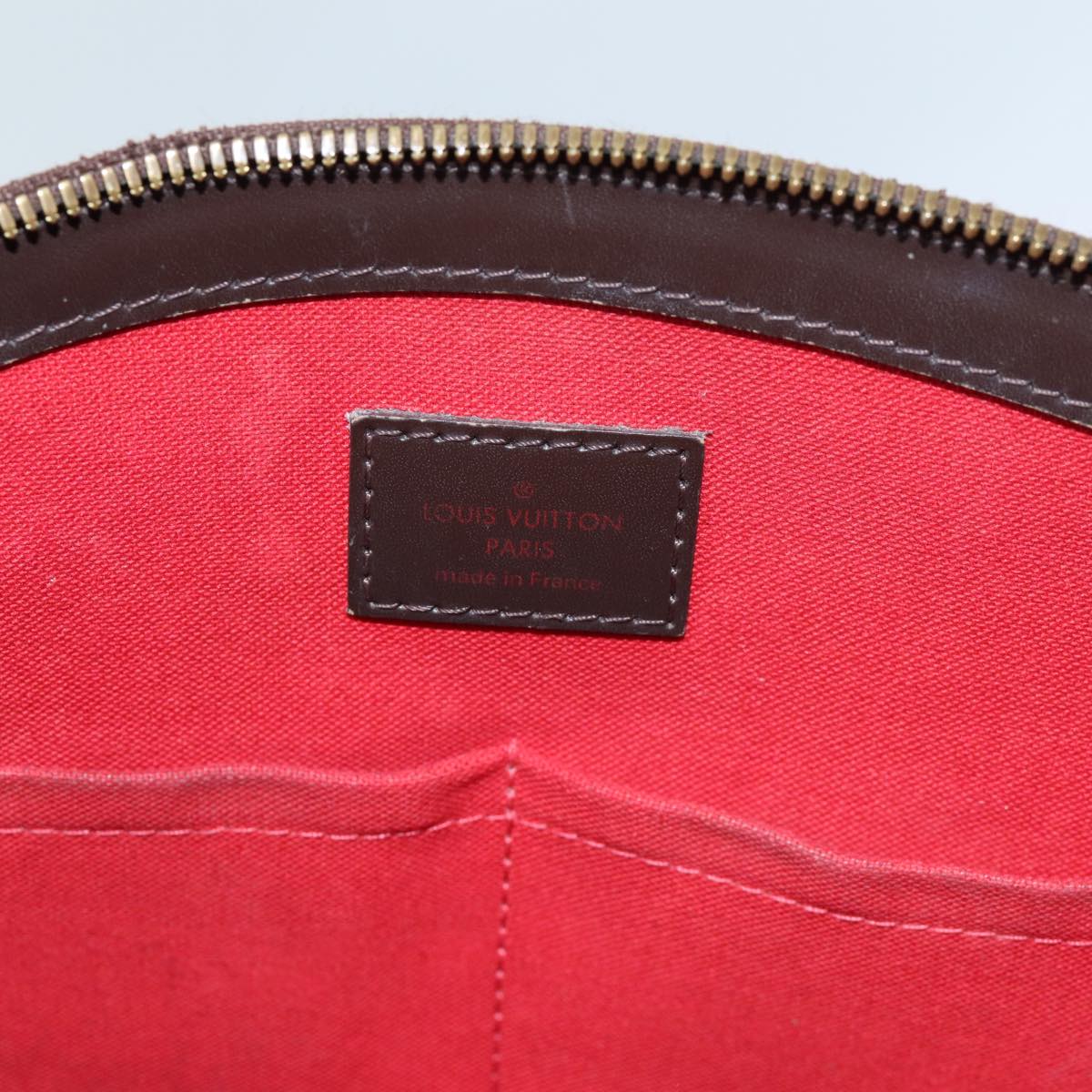 LOUIS VUITTON Damier Ebene Verona MM Shoulder Bag N41118 LV 71645