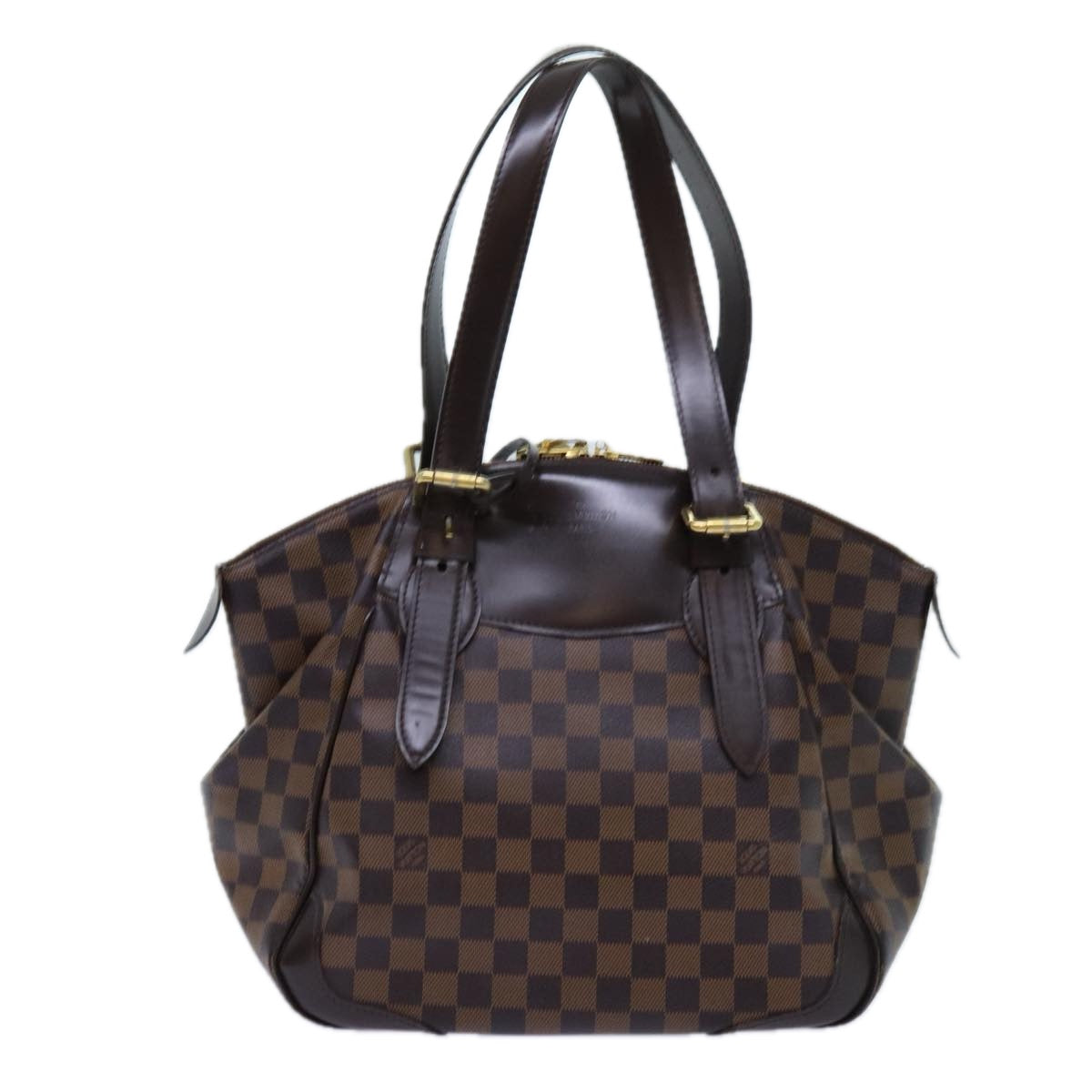 LOUIS VUITTON Damier Ebene Verona MM Shoulder Bag N41118 LV 71645