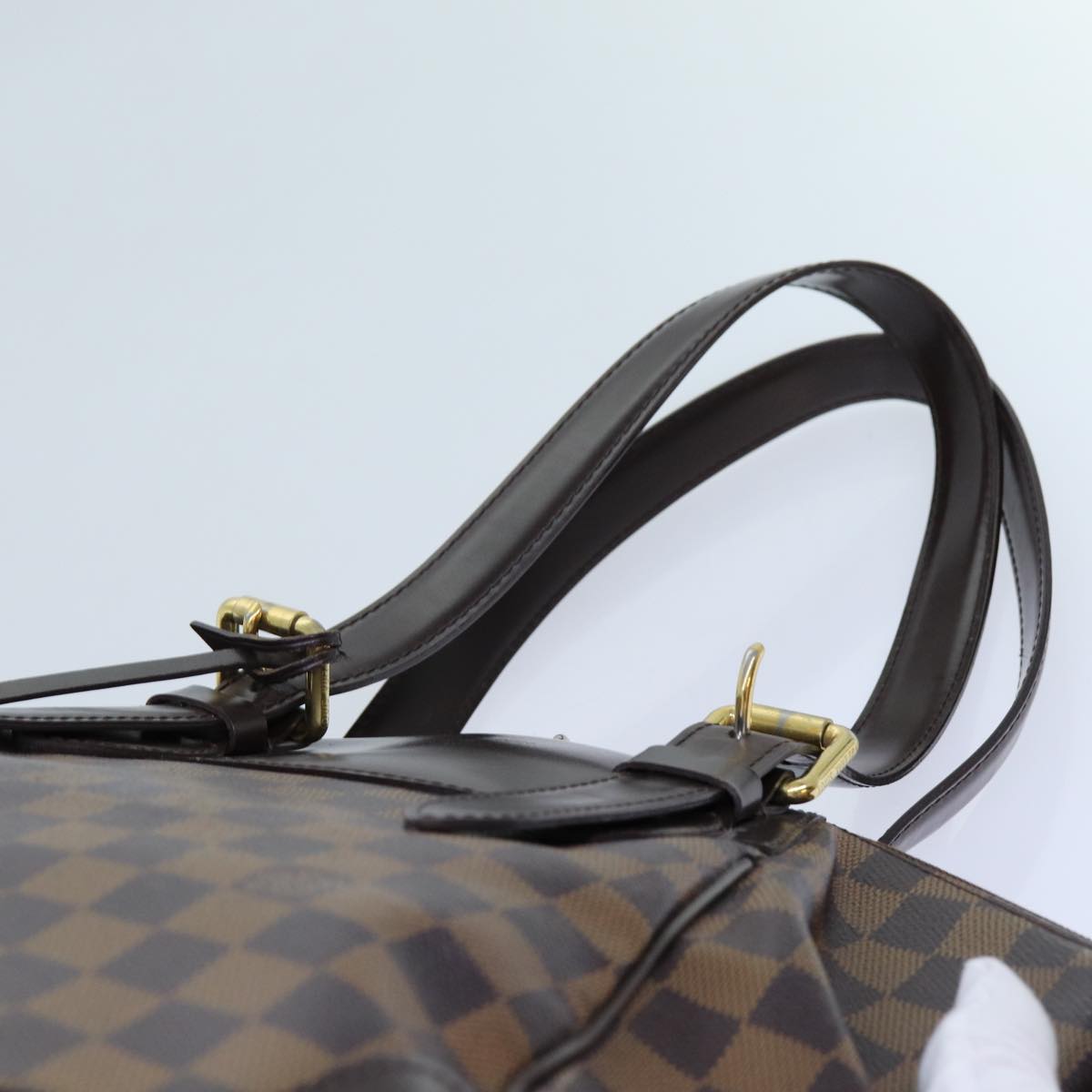 LOUIS VUITTON Damier Ebene Verona MM Shoulder Bag N41118 LV 71645