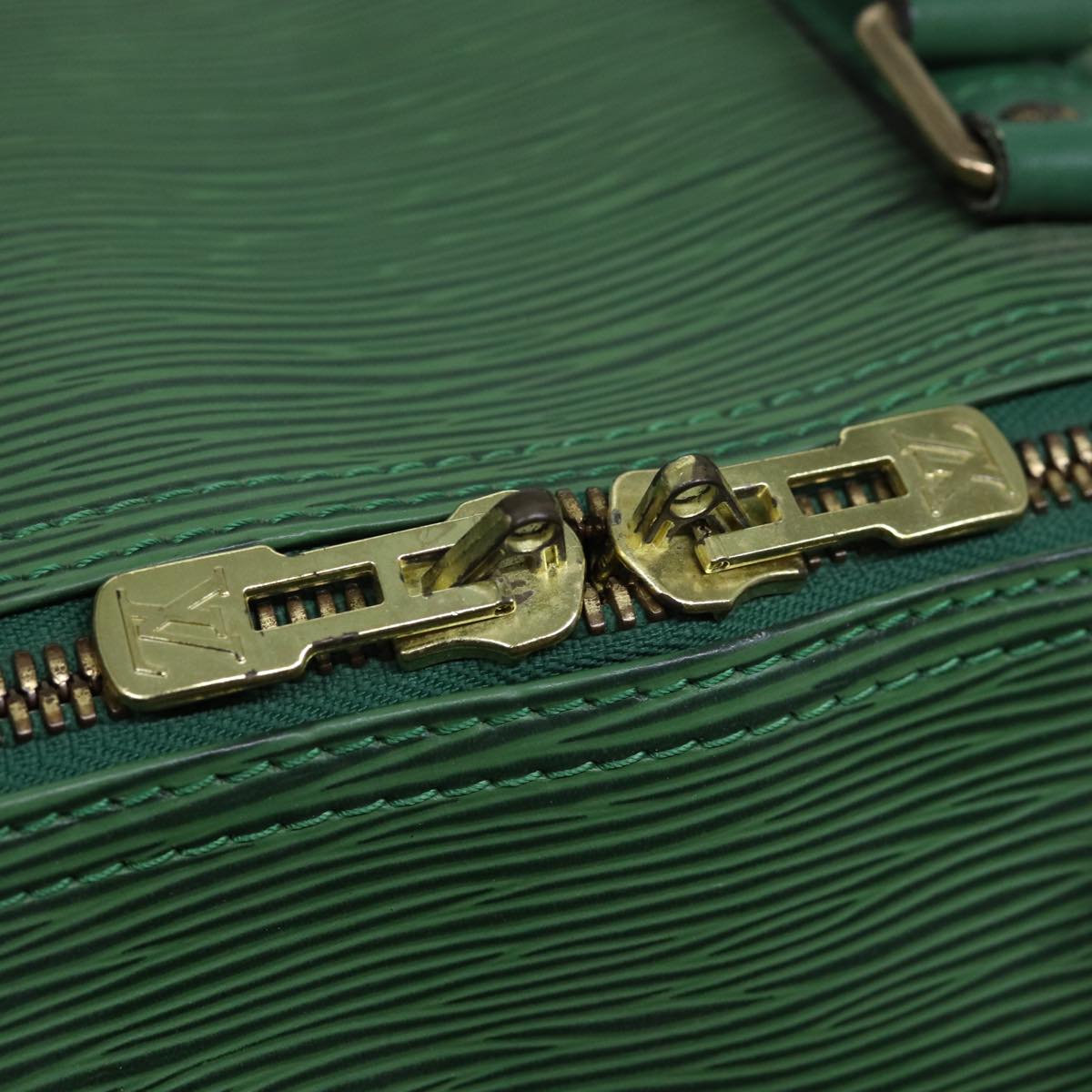 LOUIS VUITTON Epi Keepall 50 Boston Bag Green M42964 LV 71654