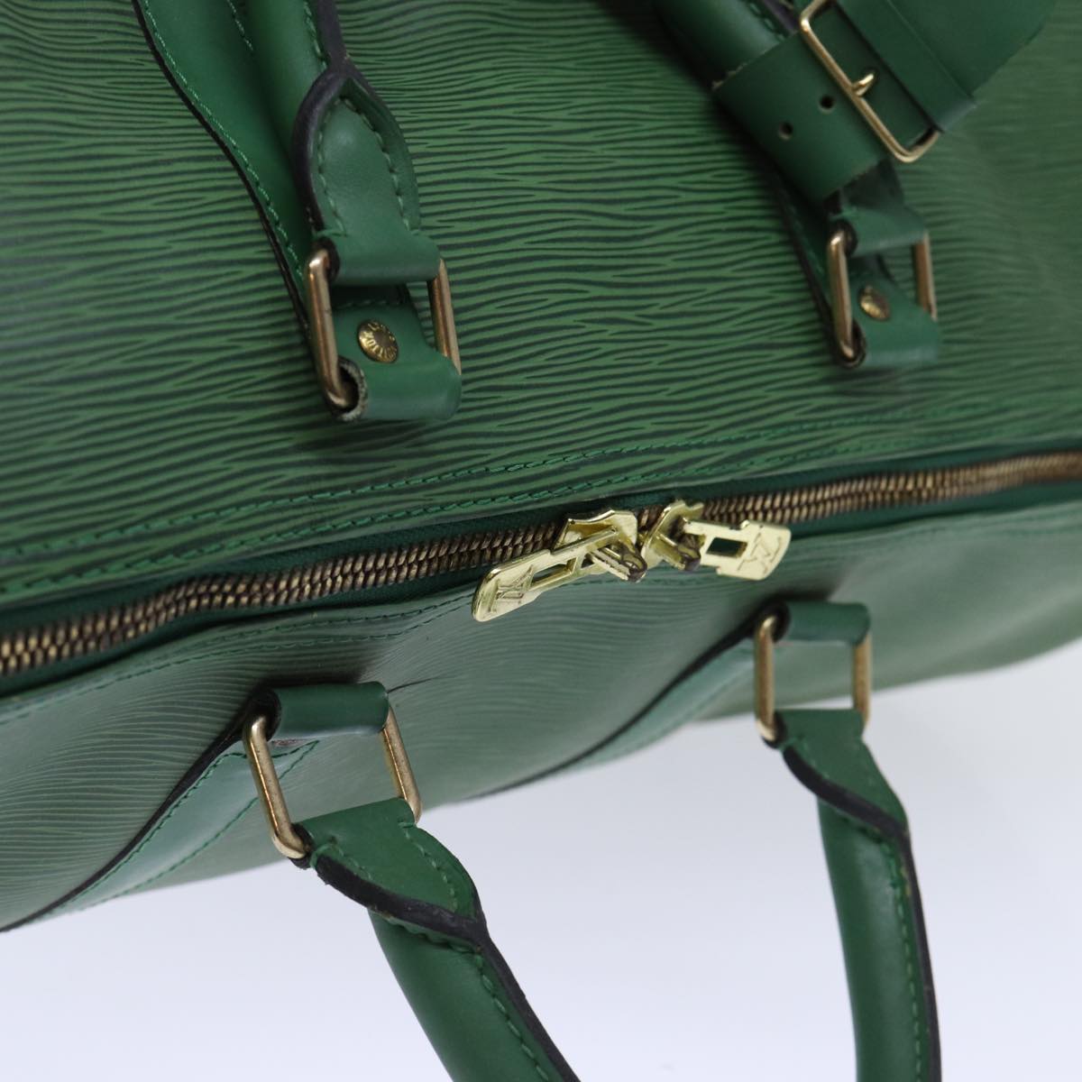 LOUIS VUITTON Epi Keepall 50 Boston Bag Green M42964 LV 71654