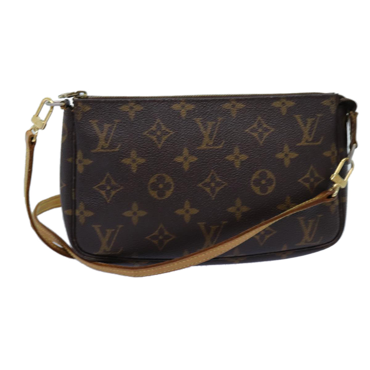 LOUIS VUITTON Monogram Pochette Accessoires Pouch M51980 LV 71662