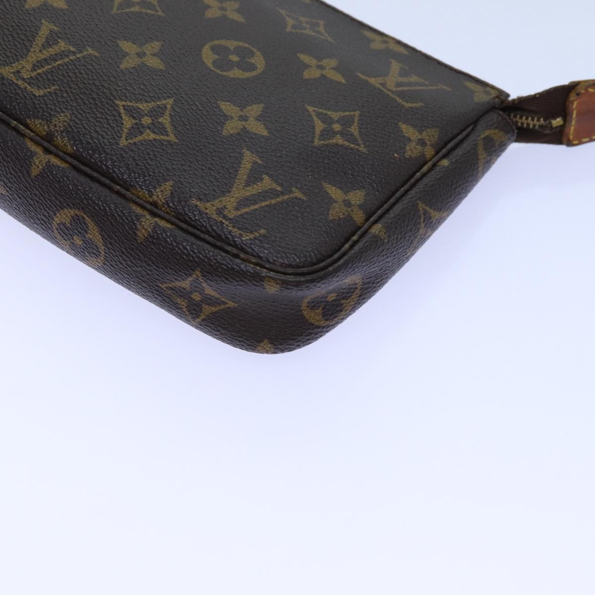 LOUIS VUITTON Monogram Pochette Accessoires Pouch M51980 LV 71662