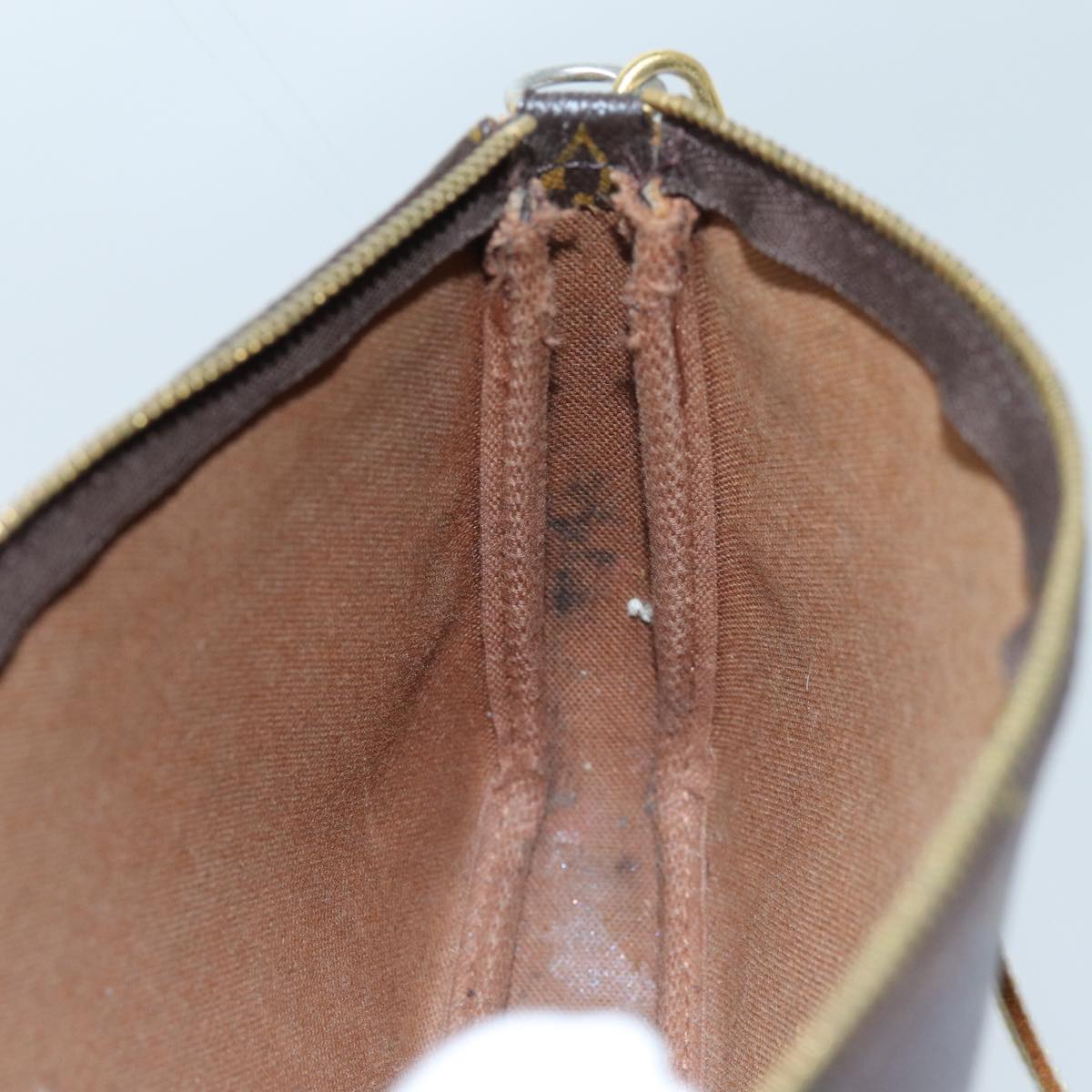 LOUIS VUITTON Monogram Pochette Accessoires Pouch M51980 LV 71662