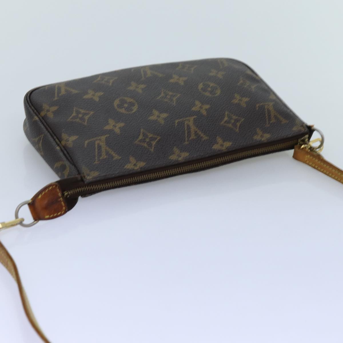LOUIS VUITTON Monogram Pochette Accessoires Pouch M51980 LV 71662