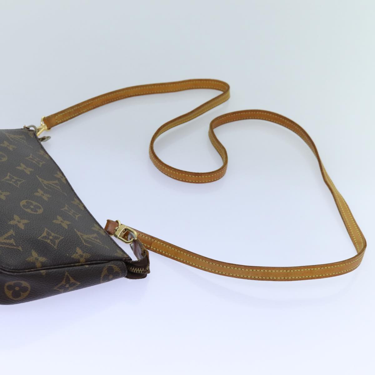 LOUIS VUITTON Monogram Pochette Accessoires Pouch M51980 LV 71662