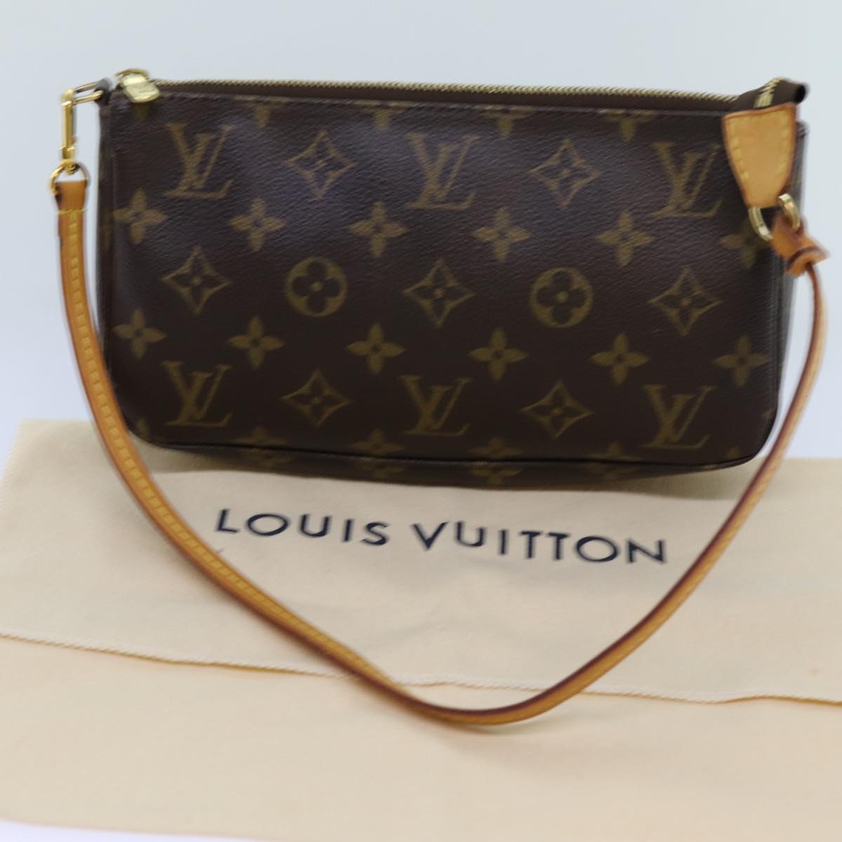 LOUIS VUITTON Monogram Pochette Accessoires Pouch New Model M51980 LV 71665