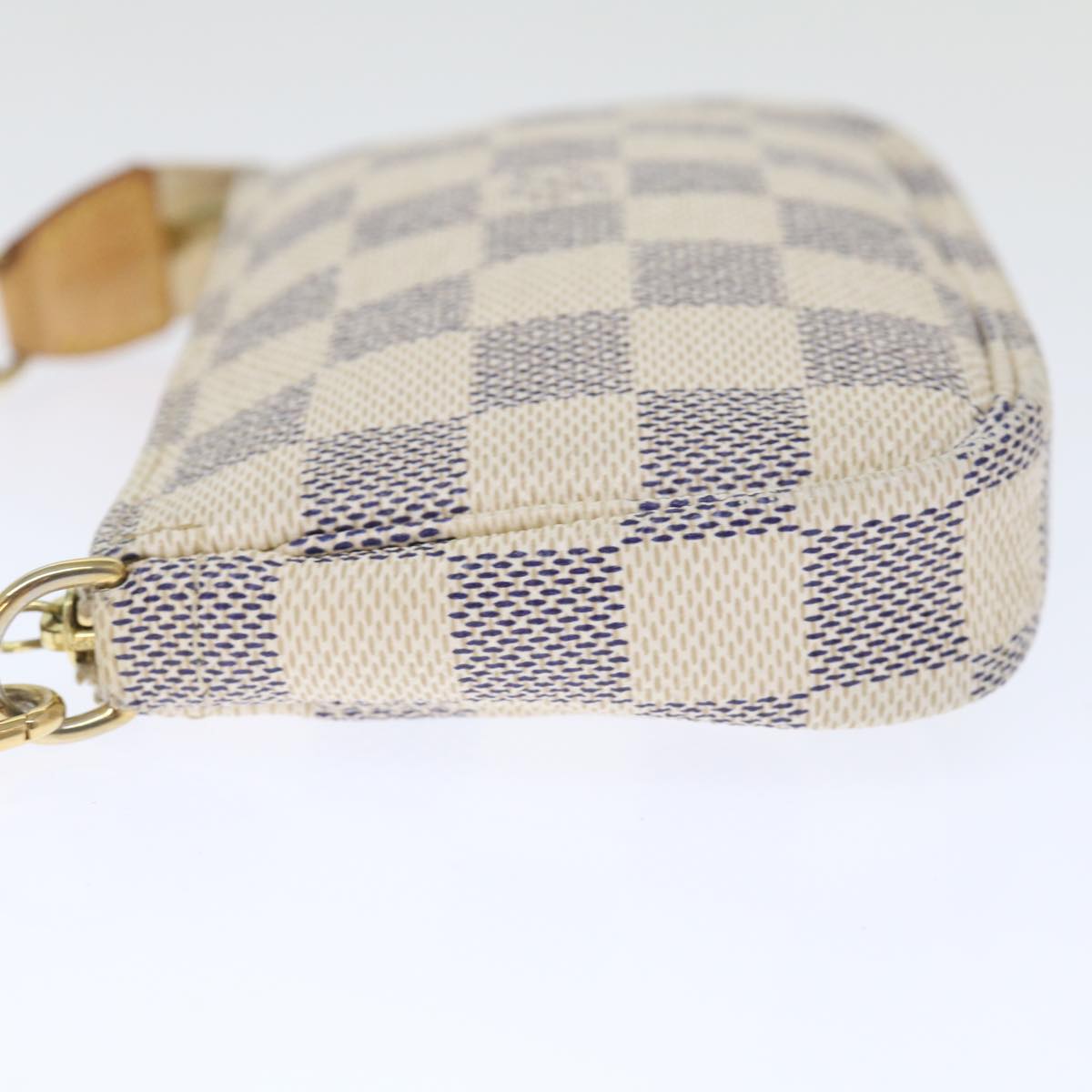 LOUIS VUITTON Damier Azur Mini Pochette Accessoires Pouch N58010 LV 71666