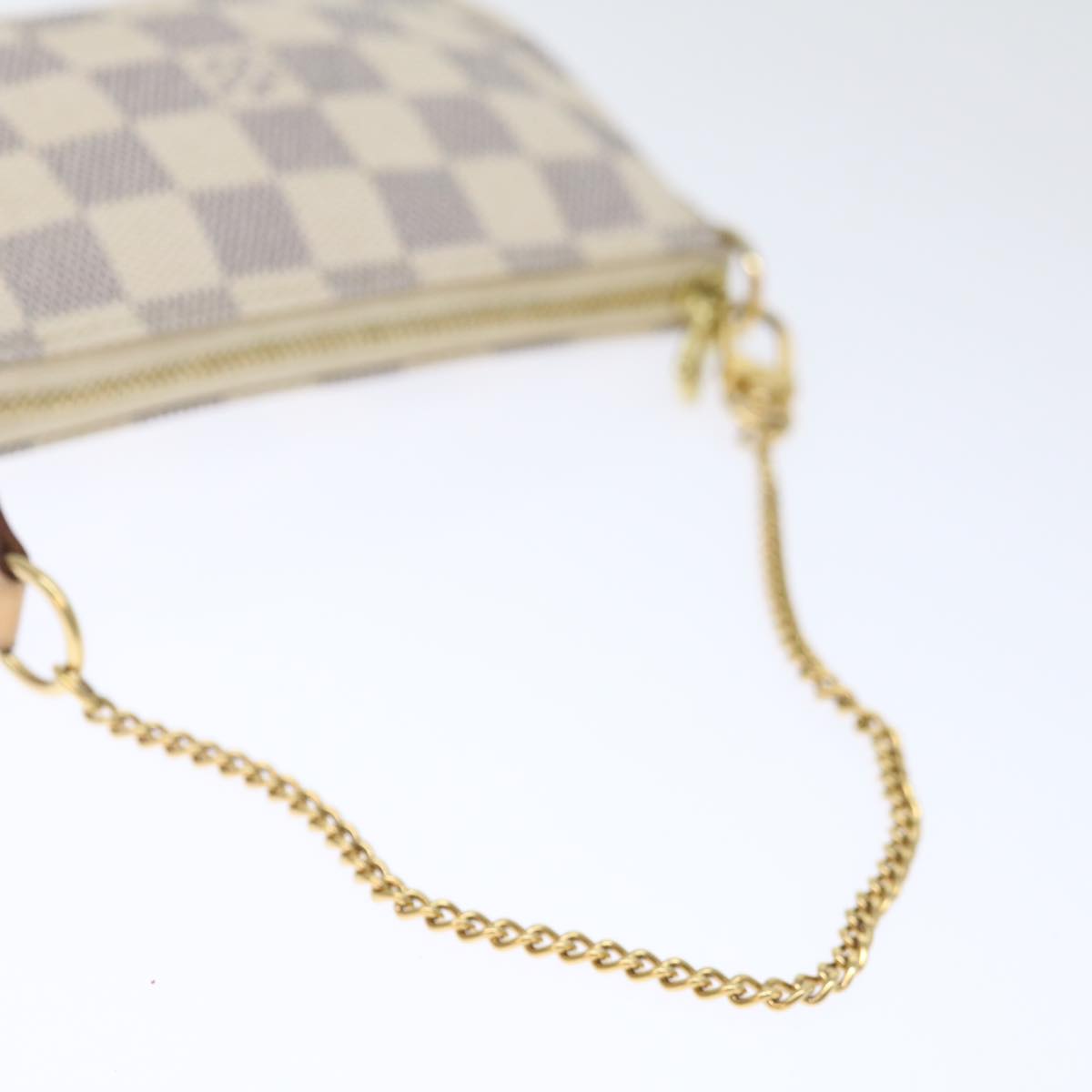 LOUIS VUITTON Damier Azur Mini Pochette Accessoires Pouch N58010 LV 71666