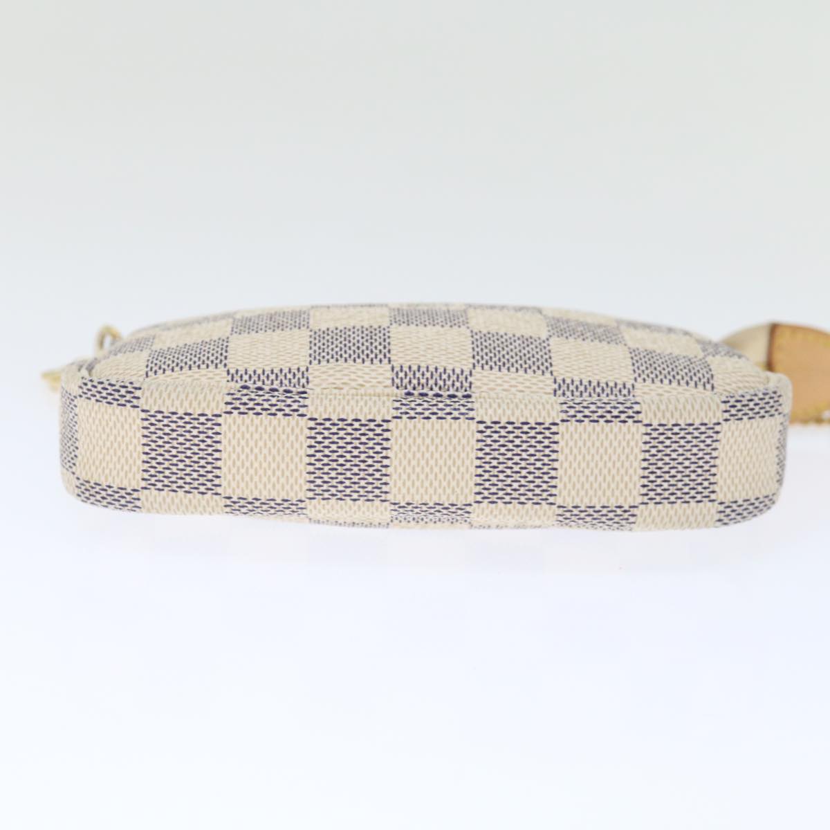 LOUIS VUITTON Damier Azur Mini Pochette Accessoires Pouch N58010 LV 71666