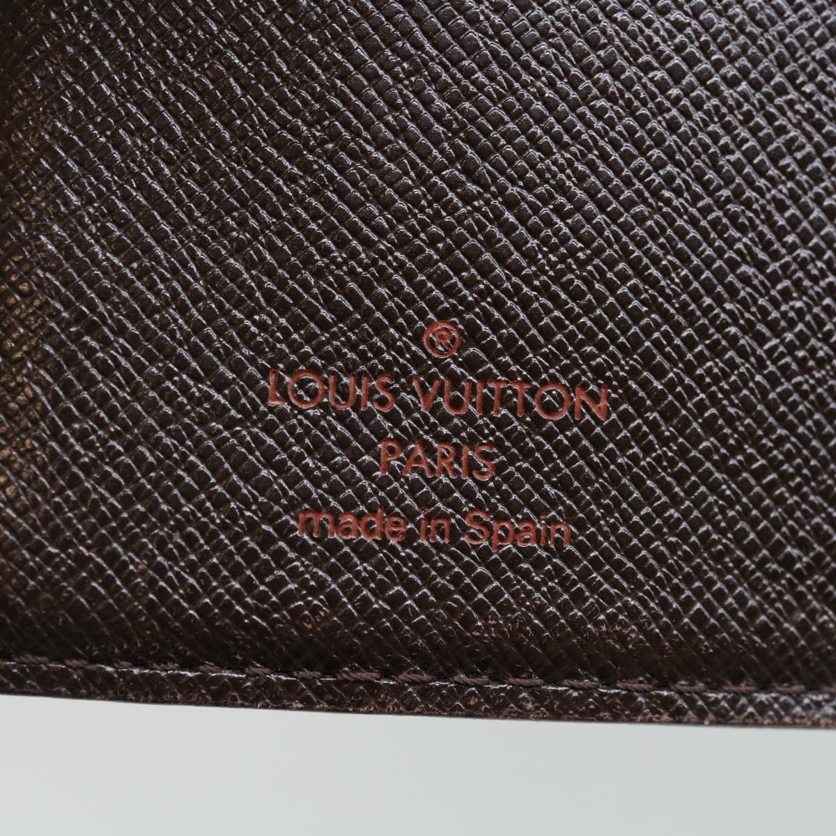 LOUIS VUITTON Damier Ebene Agenda PM Day Planner Cover R20700 LV 71667