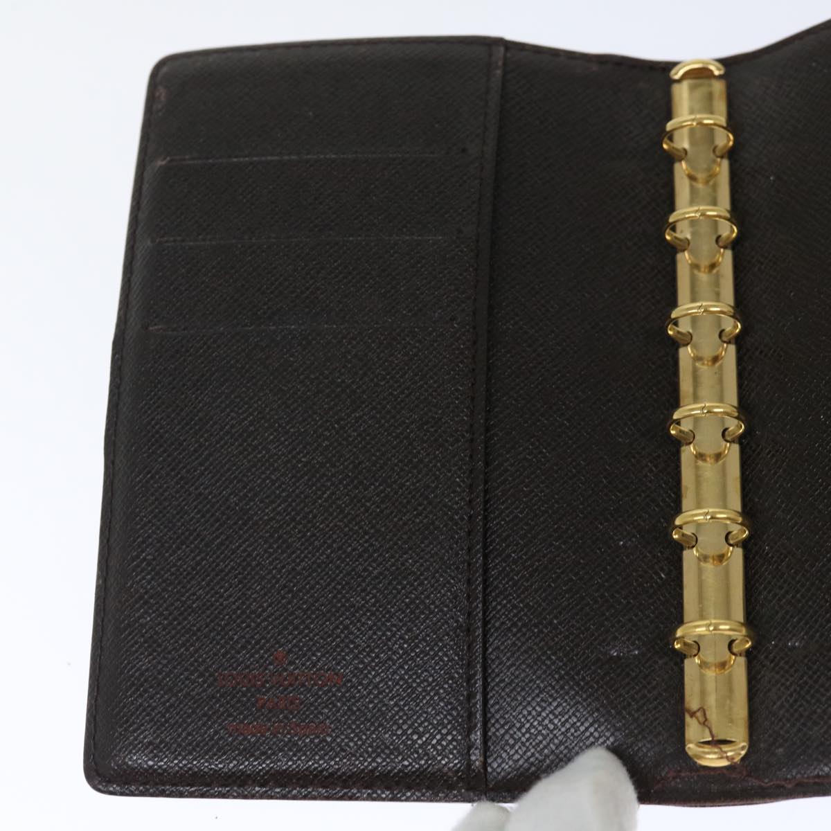 LOUIS VUITTON Damier Ebene Agenda PM Day Planner Cover R20700 LV 71667