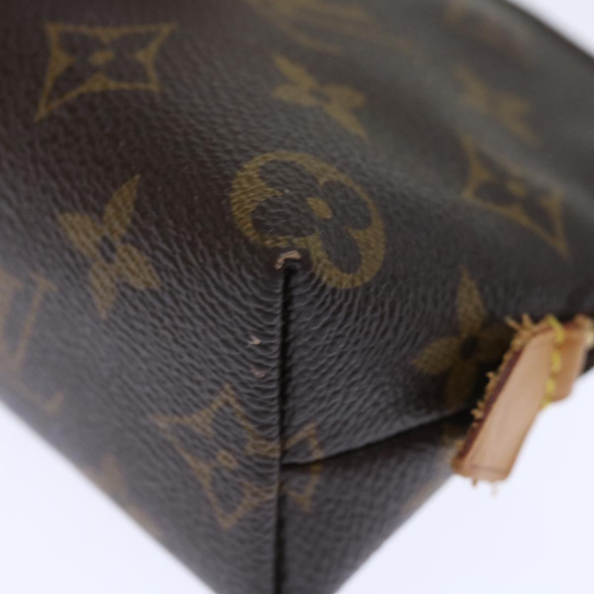 LOUIS VUITTON Monogram Pochette Cosmetic PM Cosmetic Pouch M47515 LV 71669