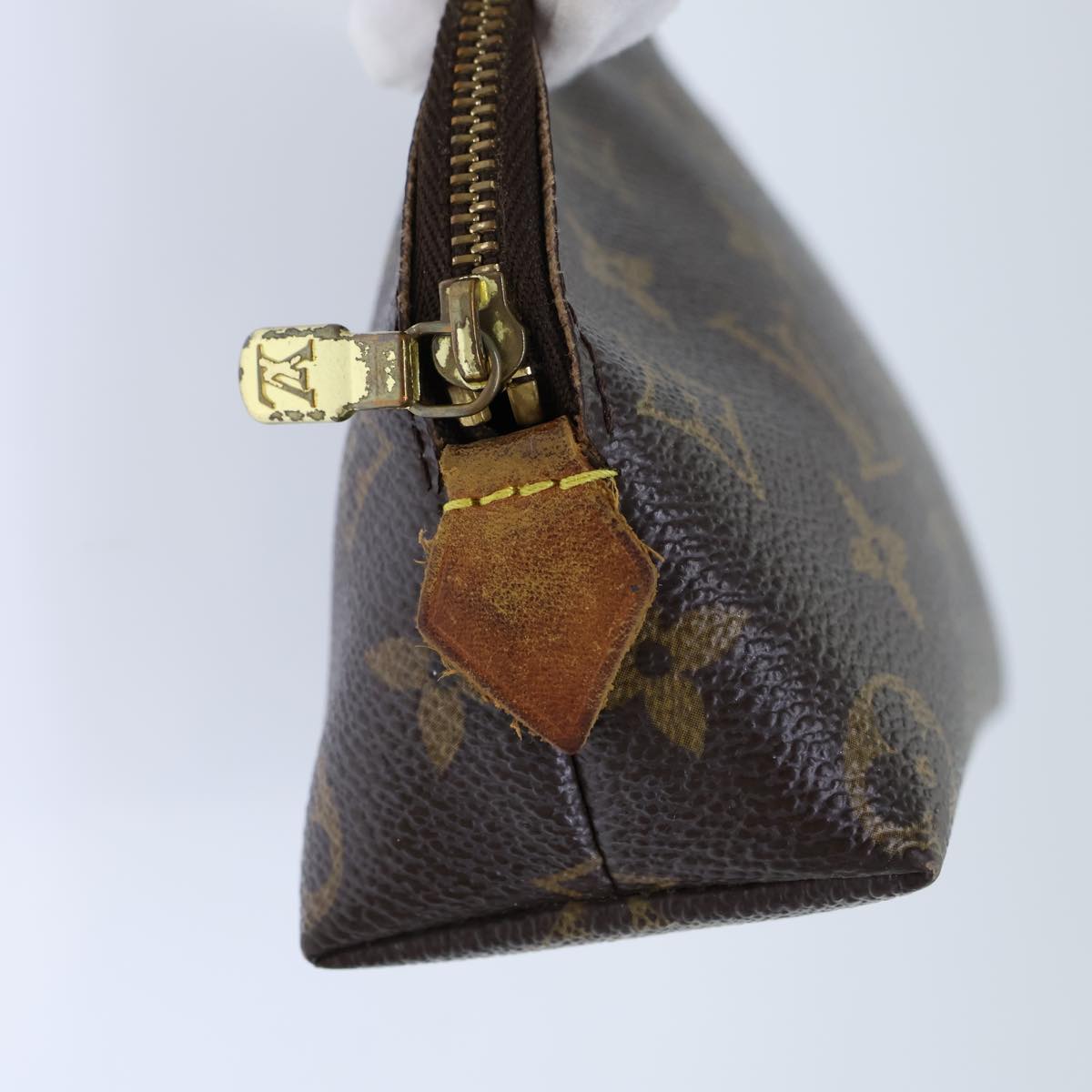 LOUIS VUITTON Monogram Pochette Cosmetic PM Cosmetic Pouch M47515 LV 71680