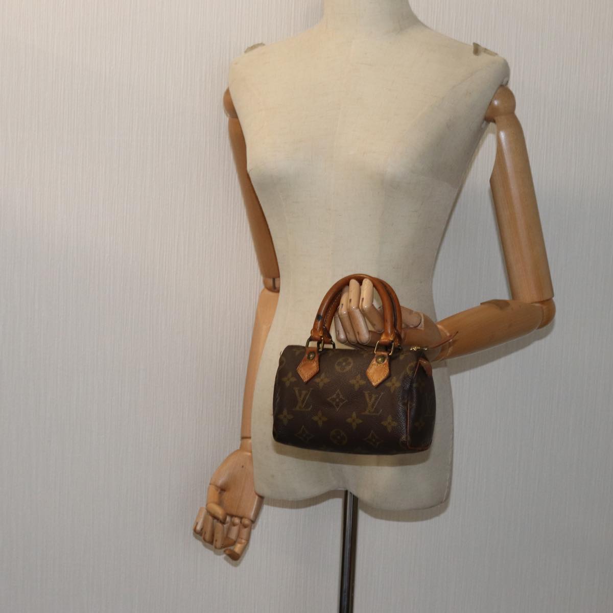 LOUIS VUITTON Monogram Mini Speedy Hand Bag M41534 LV 71683