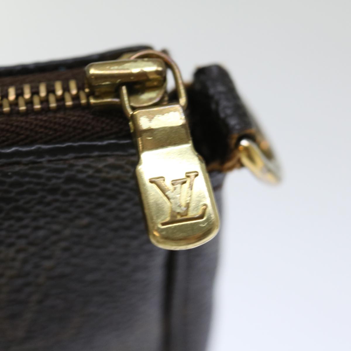 LOUIS VUITTON Monogram Pochette Accessoires Pouch M51980 LV 71684