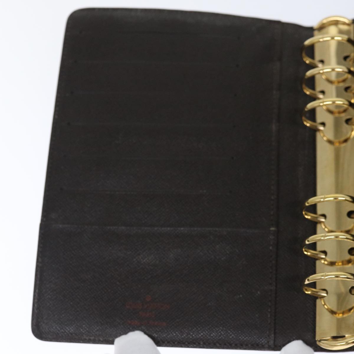 LOUIS VUITTON Damier Ebene Agenda MM Day Planner Cover R20240 LV 71689