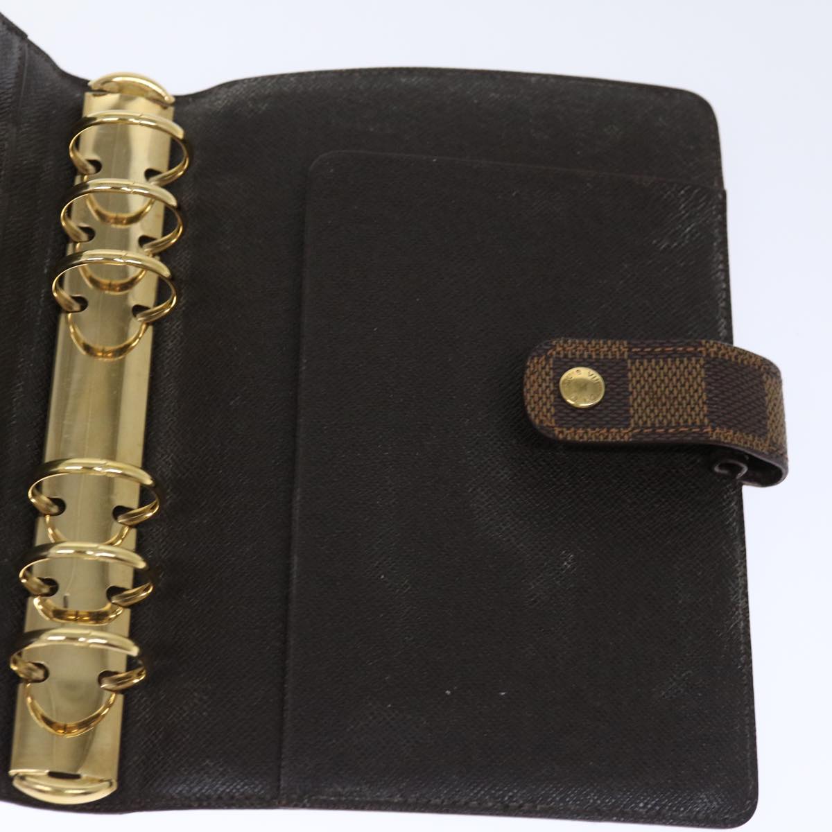 LOUIS VUITTON Damier Ebene Agenda MM Day Planner Cover R20240 LV 71689