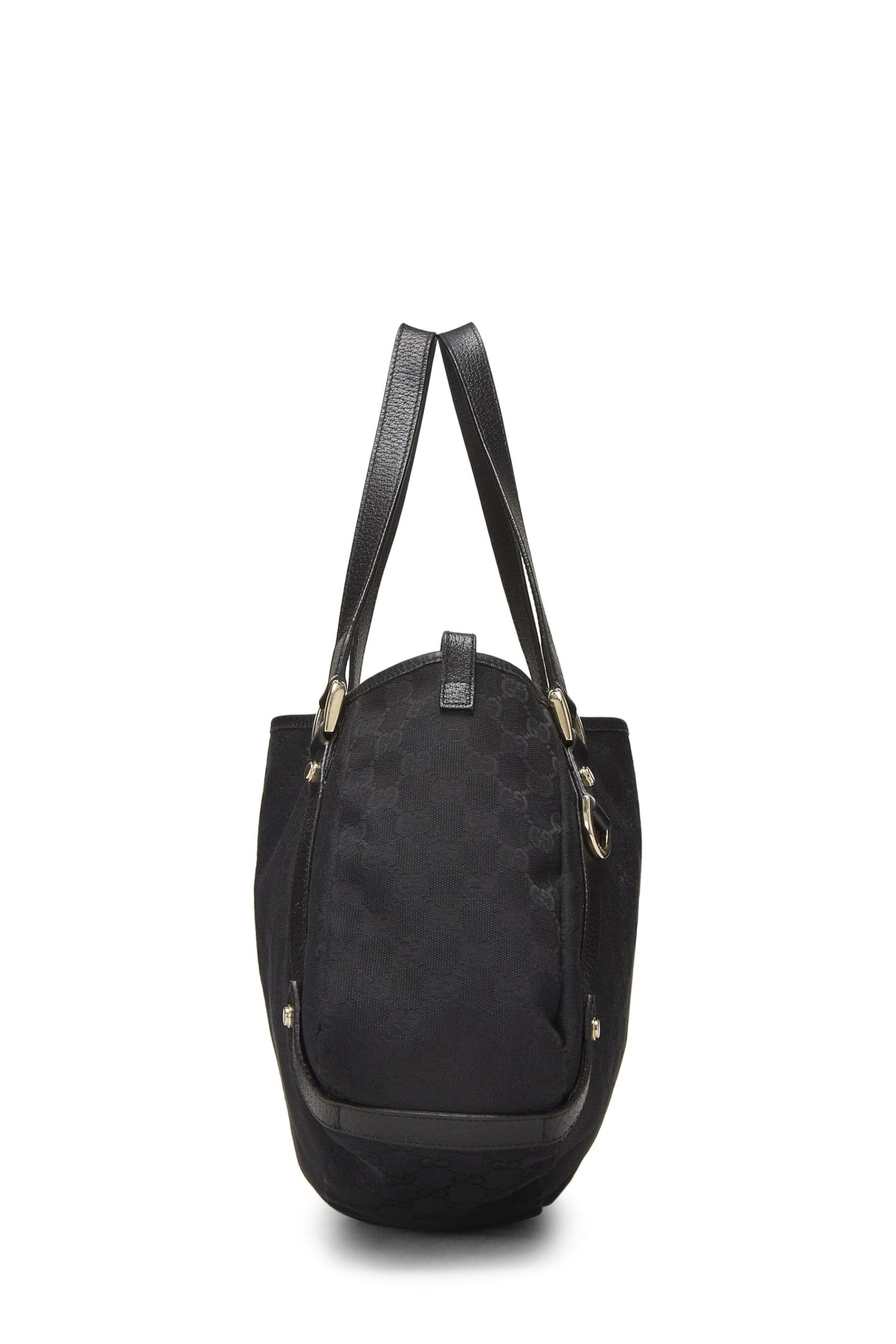 Gucci,  Black Original GG Canvas Abbey Tote, Black