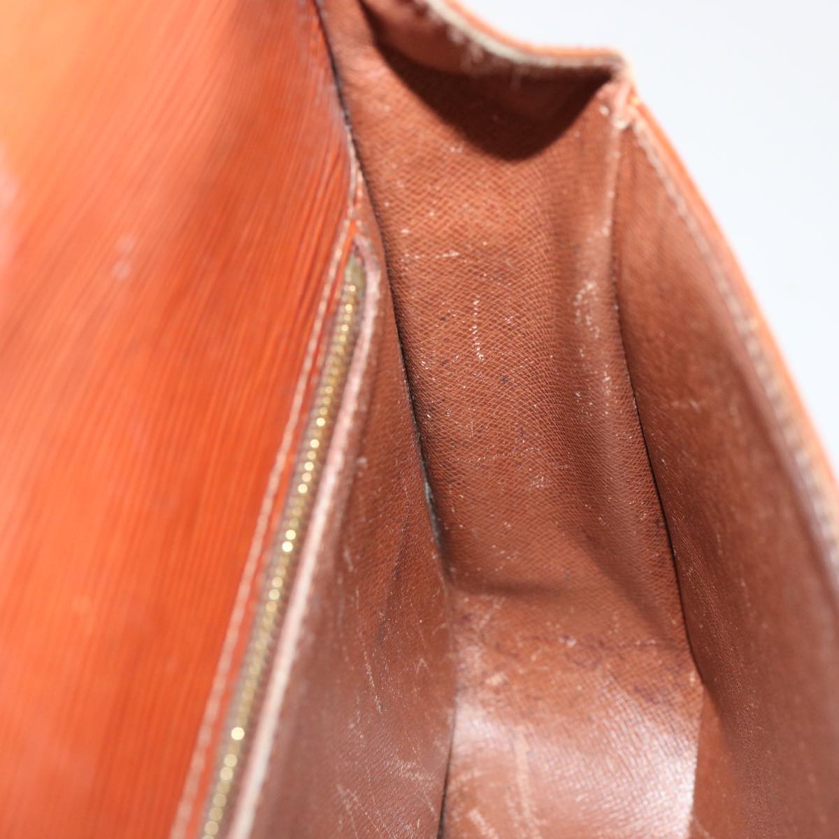 LOUIS VUITTON Epi Saint Cloud GM Shoulder Bag Brown M52193 LV 71703