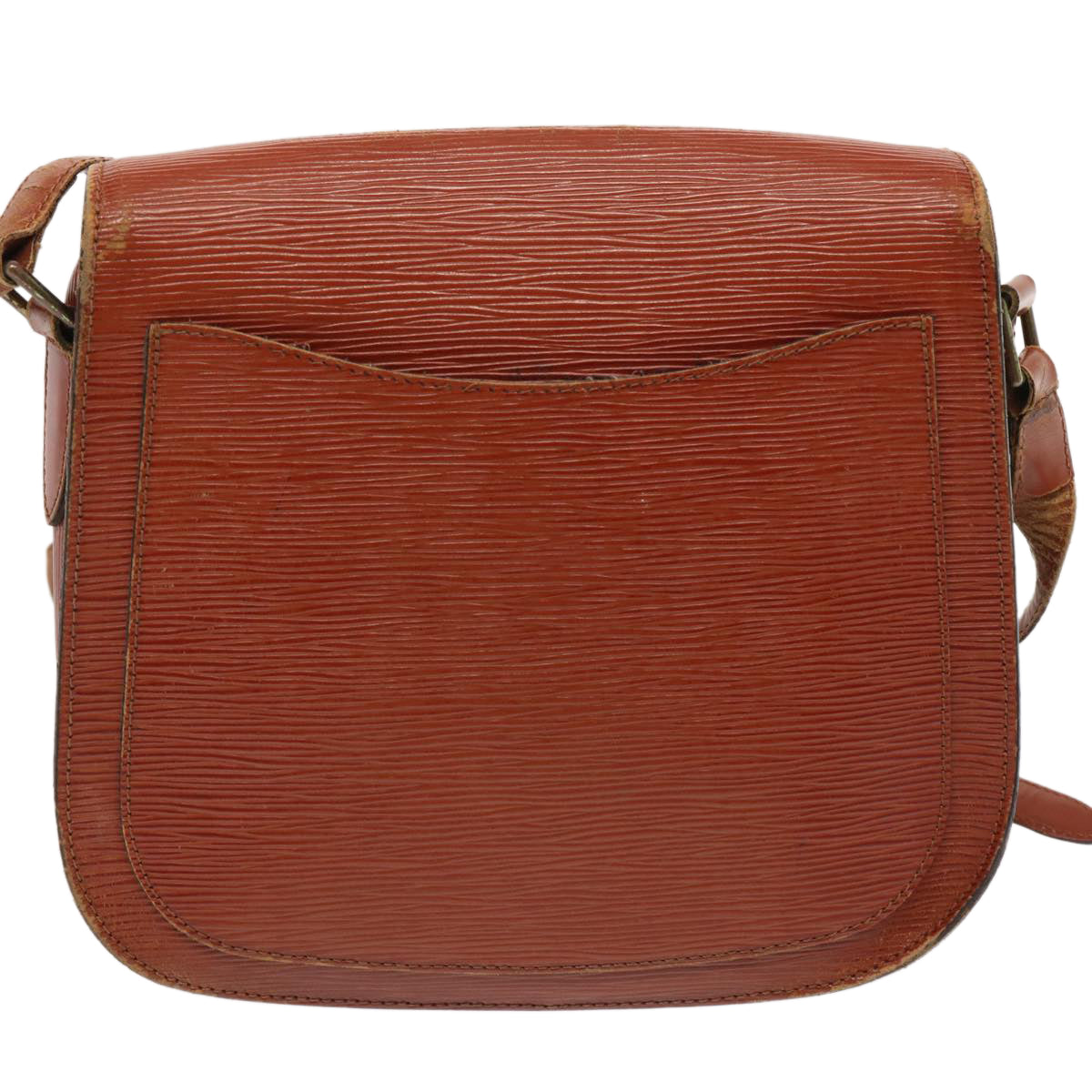 LOUIS VUITTON Epi Saint Cloud GM Shoulder Bag Brown M52193 LV 71703