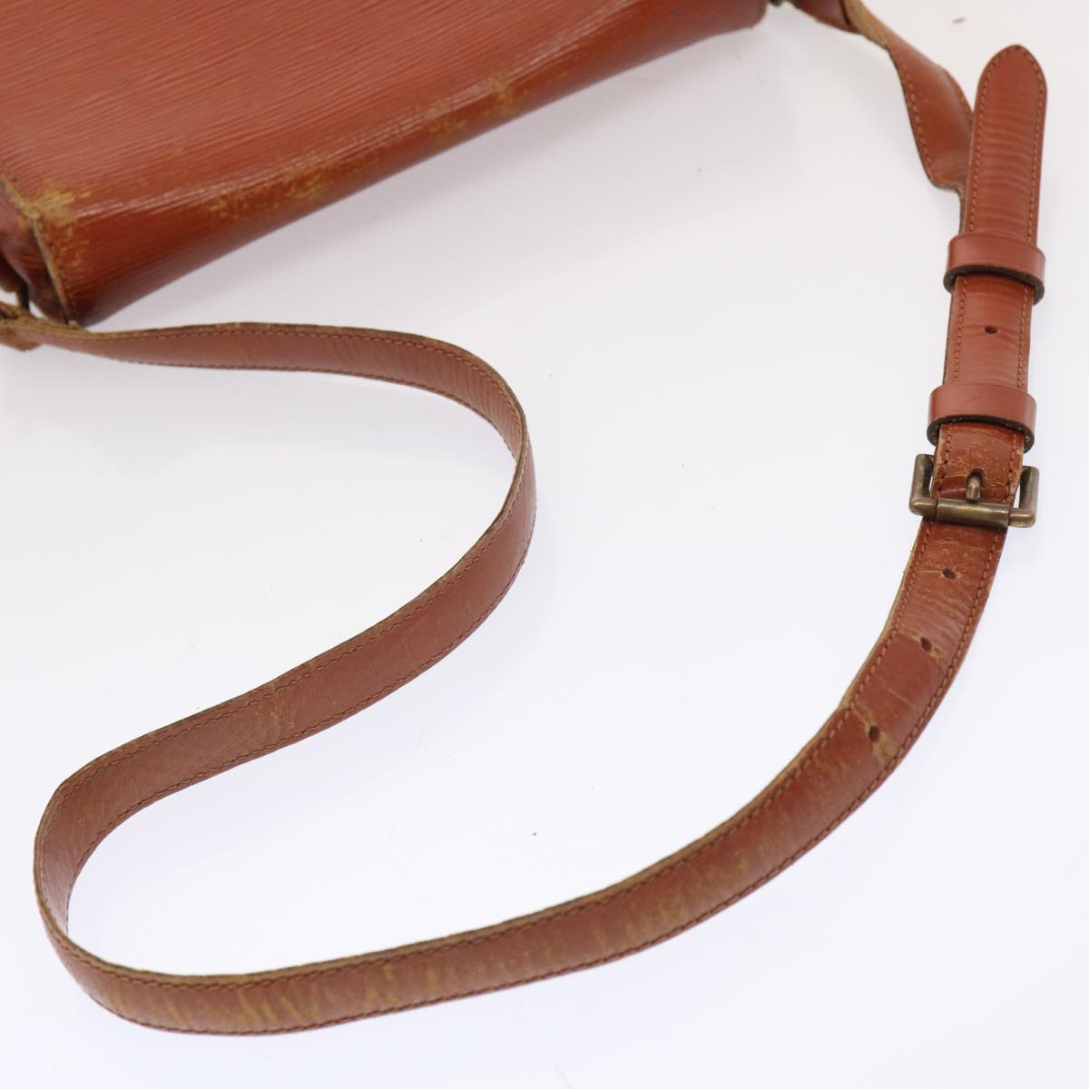 LOUIS VUITTON Epi Saint Cloud GM Shoulder Bag Brown M52193 LV 71703