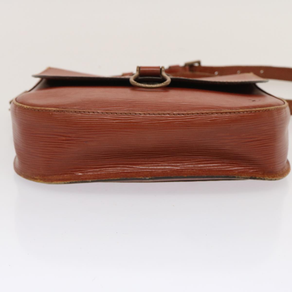 LOUIS VUITTON Epi Saint Cloud GM Shoulder Bag Brown M52193 LV 71703