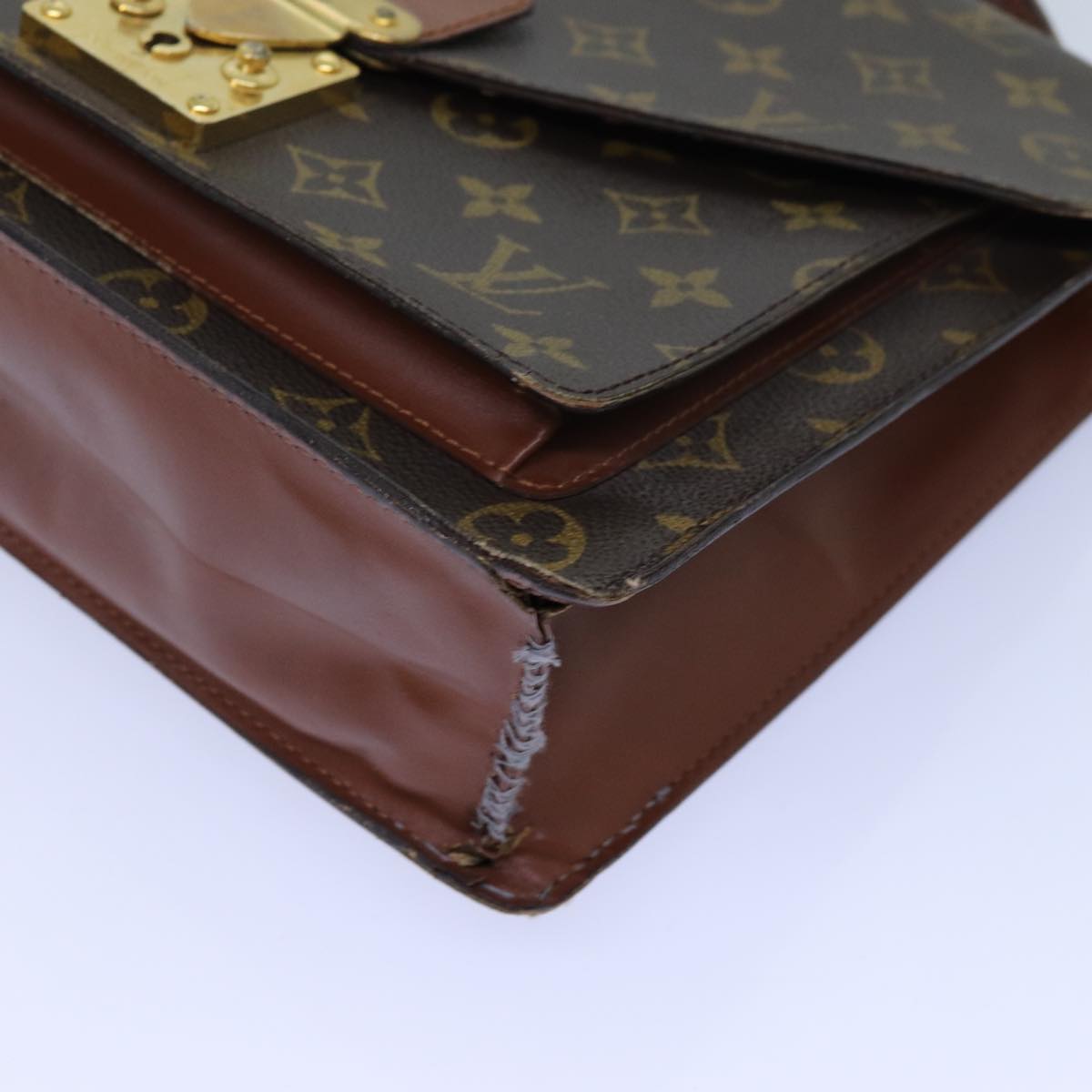 LOUIS VUITTON Monogram Monceau 28 Hand Bag 2way M51185 LV 71711