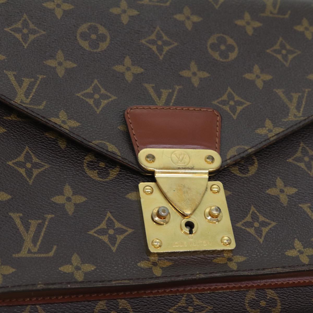 LOUIS VUITTON Monogram Monceau 28 Hand Bag 2way M51185 LV 71711