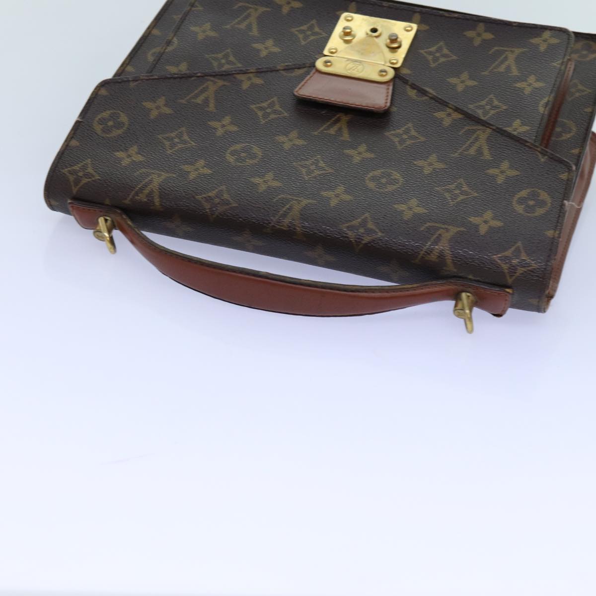 LOUIS VUITTON Monogram Monceau 28 Hand Bag 2way M51185 LV 71711