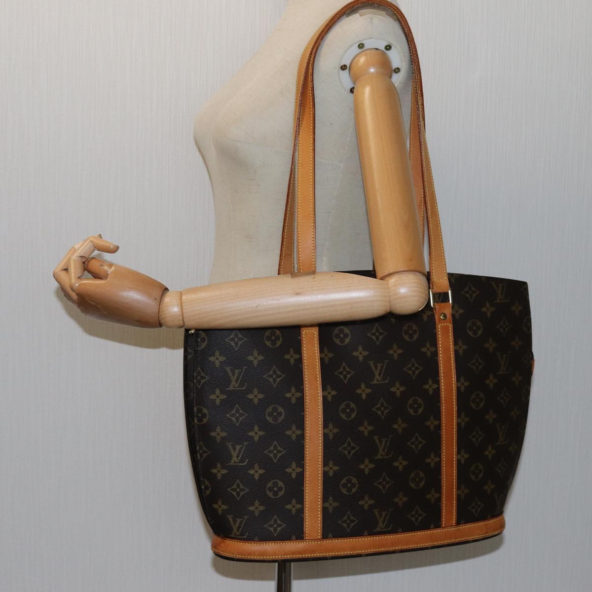 LOUIS VUITTON Monogram Babylone Tote Bag M51102 LV 71720