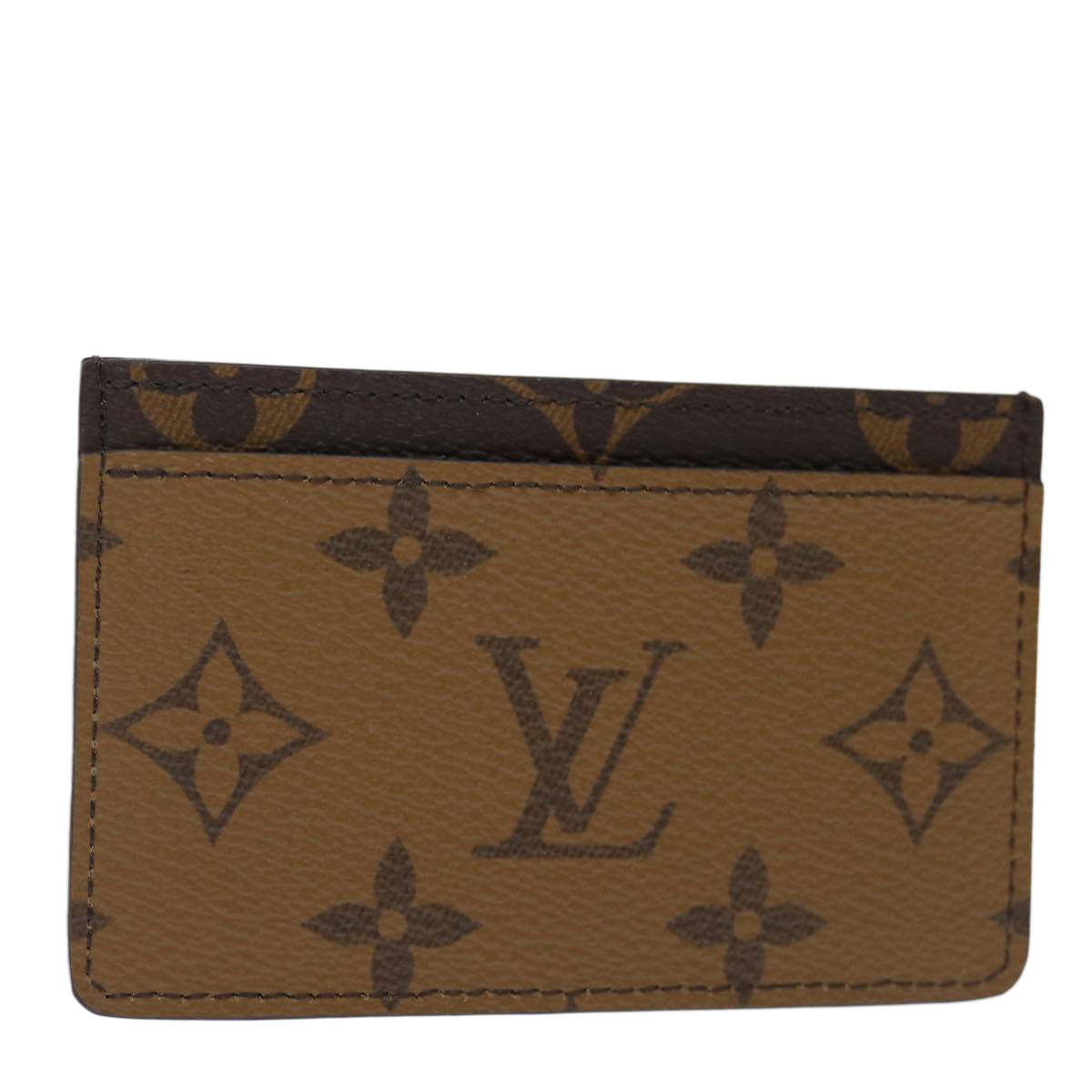 LOUIS VUITTON Monogram Reverse Porte Cartes Simple Card Case M69161 71724