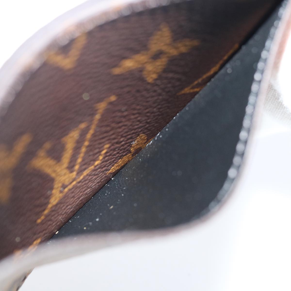LOUIS VUITTON Monogram Reverse Porte Cartes Simple Card Case M69161 71724