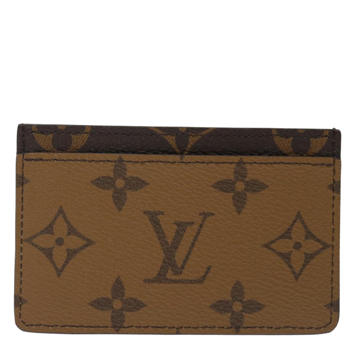 LOUIS VUITTON Monogram Reverse Porte Cartes Simple Card Case M69161 71724