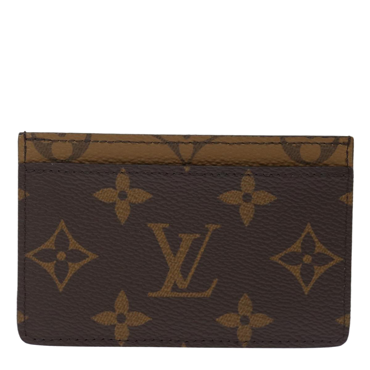 LOUIS VUITTON Monogram Reverse Porte Cartes Simple Card Case M69161 71724