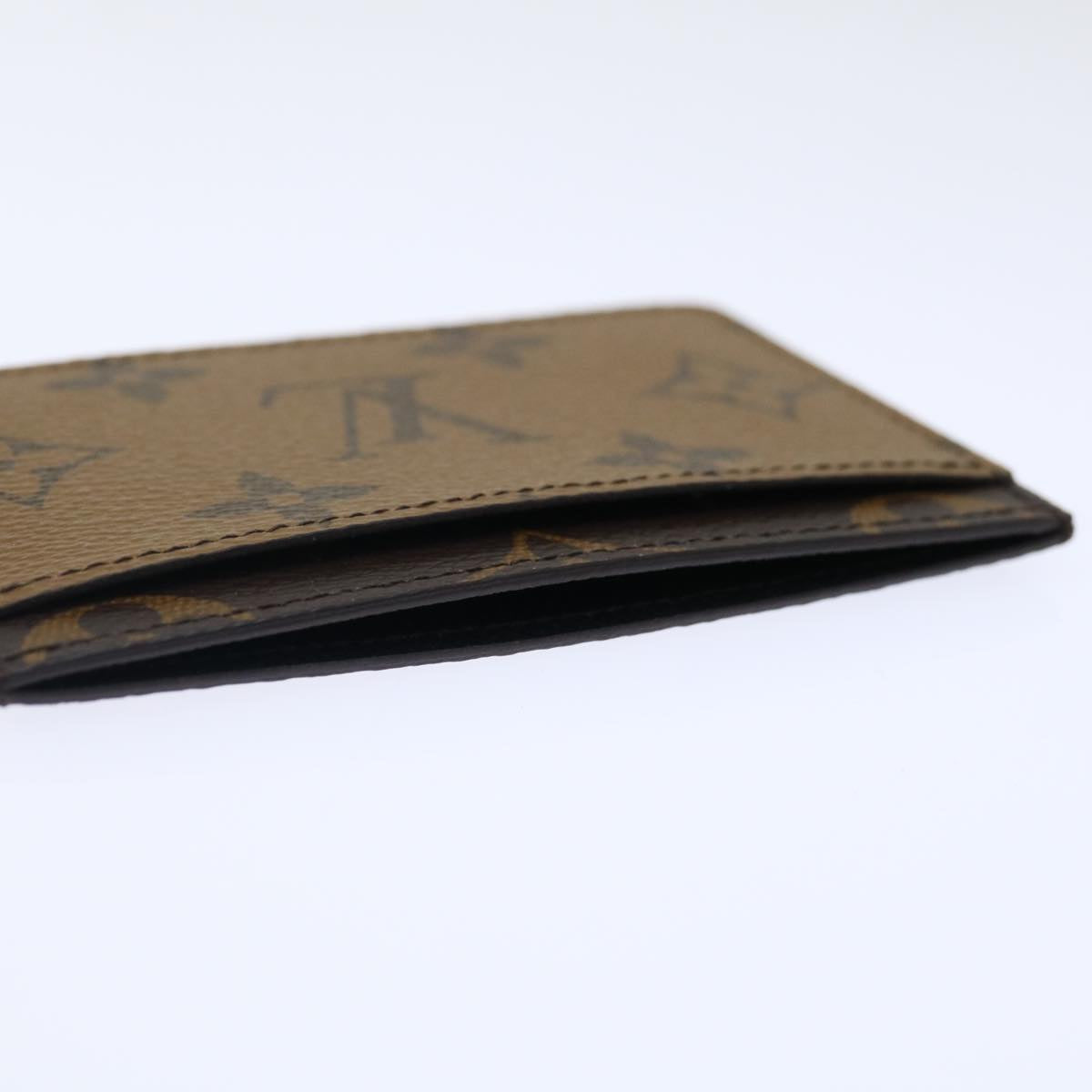 LOUIS VUITTON Monogram Reverse Porte Cartes Simple Card Case M69161 71724